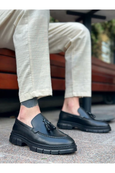 Arda BA0240 Püsküllü Cilt Klasik Yüksek Taban Casual Erkek Ayakkabı ürün görseli 1