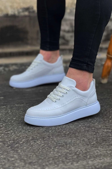 luz&pos WG162 Beyaz Ortopedik Taban Erkek Casual Ayakkabı ürün görseli