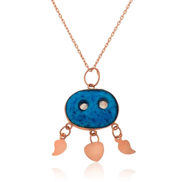 Supertrend Gümüş Süryani Gözü Kolye ürün görseli