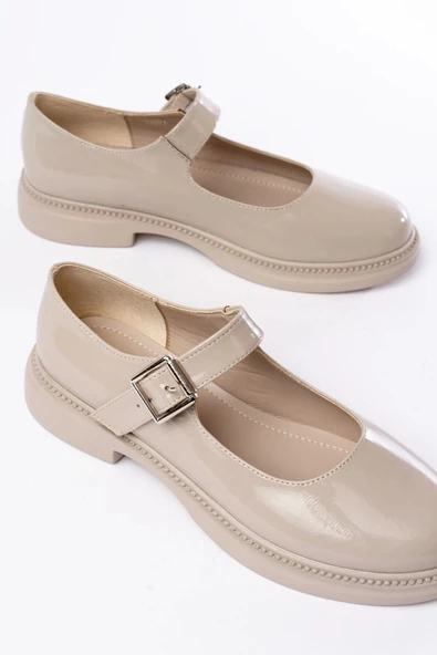 infon shoes creation Bej Rugan Günlük Ayakkabı - Resim 2