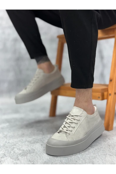 Arda Erkek AyakkabıBA500 BOA Özel Termo Taban Gri Casual Erkek Ayakkabı ürün görseli 1