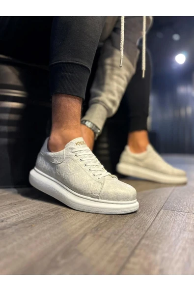 aradimtaradim Knack Yüksek Taban Günlük Ayakkabı 044 Beyaz (Desenli) ürün görseli
