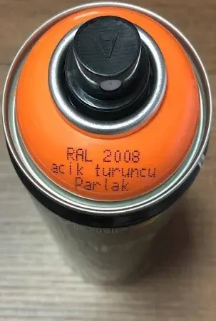 Motip Carat Ral 2008 Açık Turuncu  Boya 400 ml Germany - 2