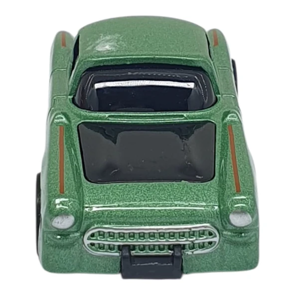 Çek Bırak Metal Küçük Arabalar 8 cm - SH40031 - Klasik Yeşil - Resim 4