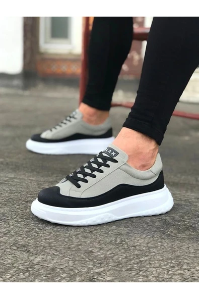 Byshoes Wagoon WG507 Siyah Gri Erkek Ayakkabı ürün görseli 1