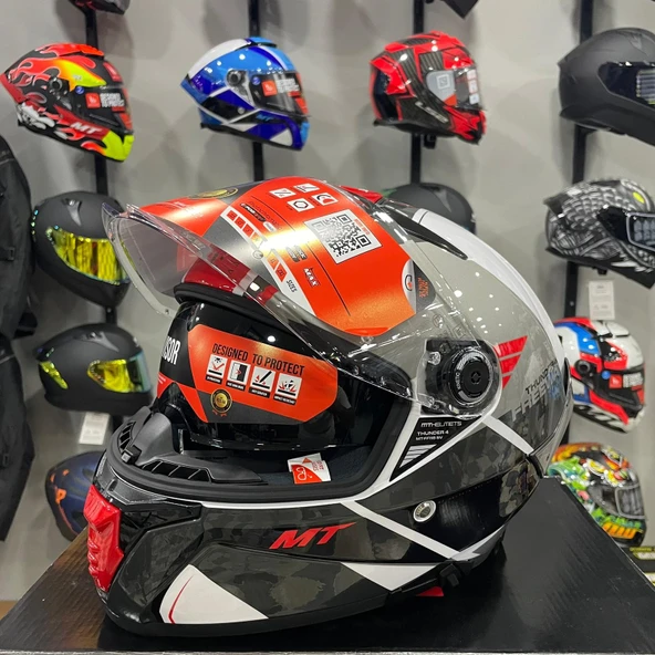 Thunder 4 SV Freeway A5 Parlak Kapalı Kask - Resim 2