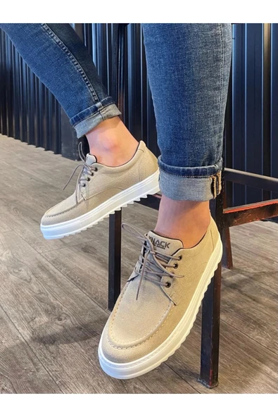ftclothing Terzi Bey Günlük Ayakkabı T12 Vizon Süet - Resim 2