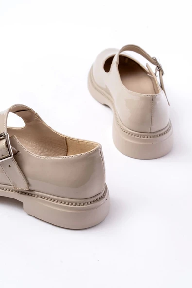infon shoes creation Bej Rugan Günlük Ayakkabı - Resim 4