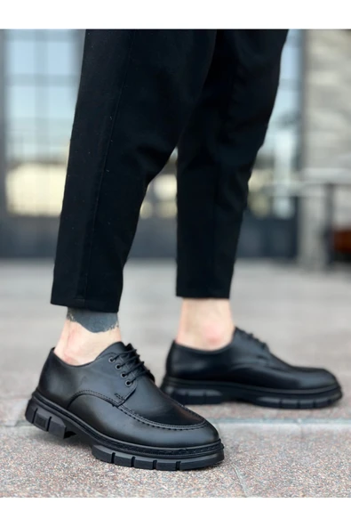 Arda BA0237 Bağcıklı Klasik Yüksek Taban Casual Erkek Ayakkabı - Resim 2