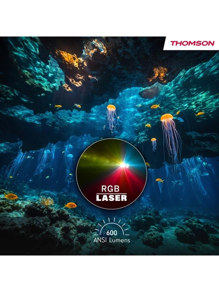 Thomson Sirius PG55B Google TV 4K Akıllı Projeksiyon Cihazı - 10