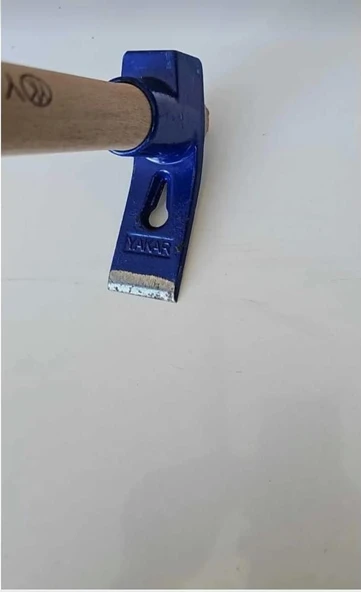 Ahşap Saplı Dövme Çelik Keser - 3