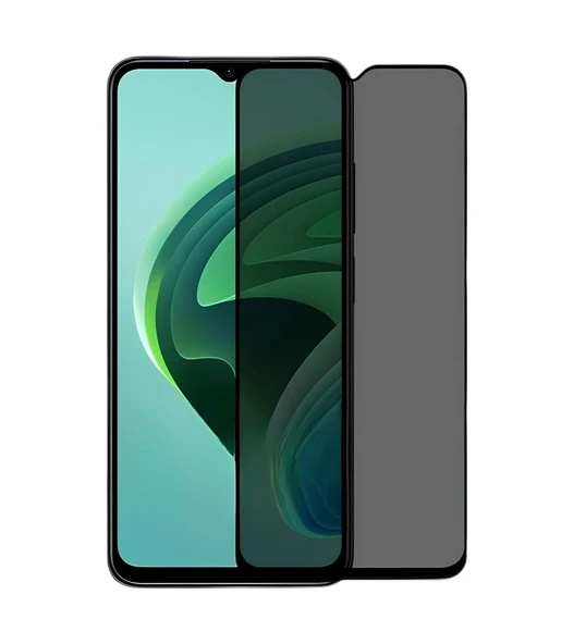 Realme C11 2021 5D Hayalet Cam Siyah ürün görseli 1