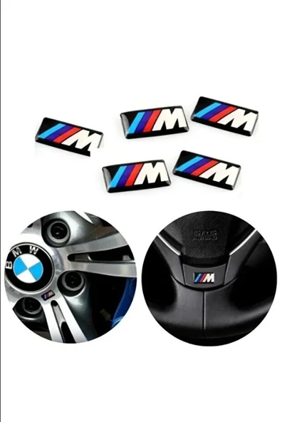 Bmw M Logo Jant Direksiyon Sticker (5 ADET) ürün görseli