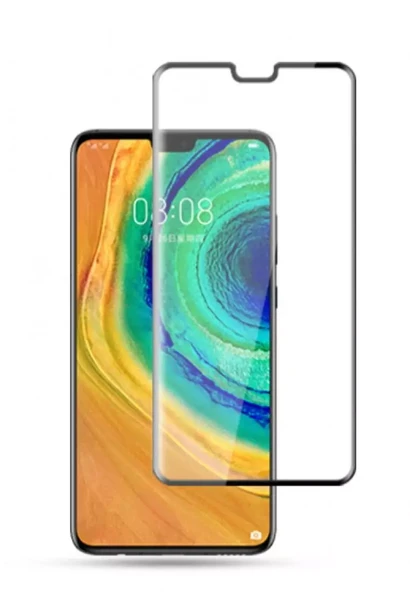Huawei Mate 30 5D Tam Kaplayan Cam Siyah ürün görseli 1