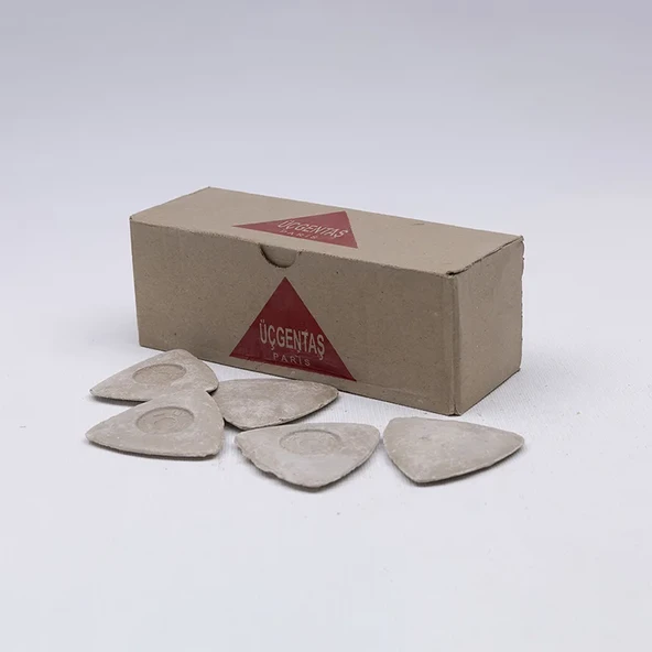 Çizgi Taşı Üçgen Chalk (25 Adet) - Resim 2