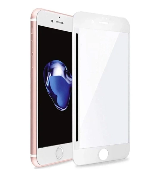 Apple iPhone 7 5D Tam Kaplayan Nano Beyaz ürün görseli 1