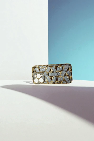 Kılıfx iPhone iPhone 13 Pro ve 14 Pro Uyumlu Kamera Korumalı Sade Desen Şeffaf Silikon Telefon Kılıfı ürün görseli