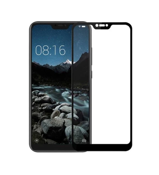 Xiaomi Redmi 6 Pro 5D Tam Kaplayan Cam Siyah ürün görseli 1