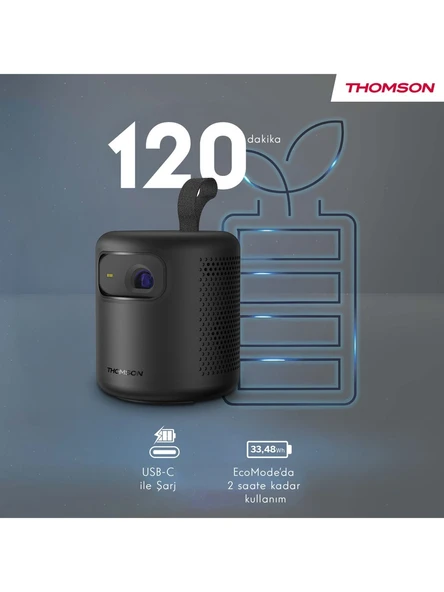 Thomson Vega PG35B Google TV 4K Akıllı Projeksiyon Cihazı - 5