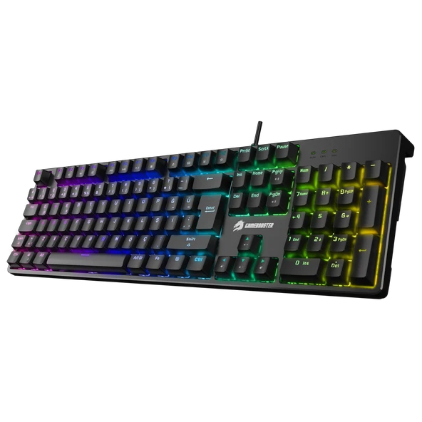 GameBooster G24B Enigma Rainbow Aydınlatmalı Red Switch Siyah Mekanik Gaming Klavye - Resim 2