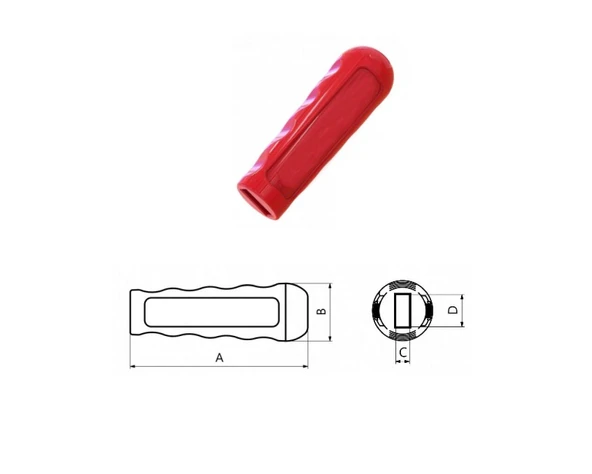 901-3-K Tutma Sapı Kırmızı 23871 ürün görseli 1