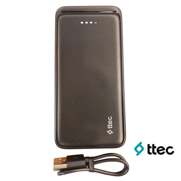 Ttec ReCharger 10000mAh Taşınabilir UsbA ve Type-C Taşınabilir Hızlı Powerbank Display Box Siyah 2BB263S - 3