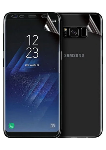 Samsung S8 360° Tam Kaplayan Ön ve Arka Nano Şeffaf ürün görseli 1