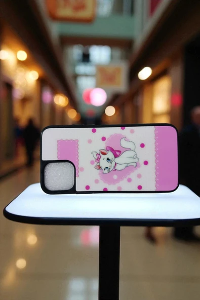 Kılıfx Apple iPhone 11 PRO Uyumlu Sevimli Kedi Marie Baskılı Silikon Disney Lansman Kılıf - 2