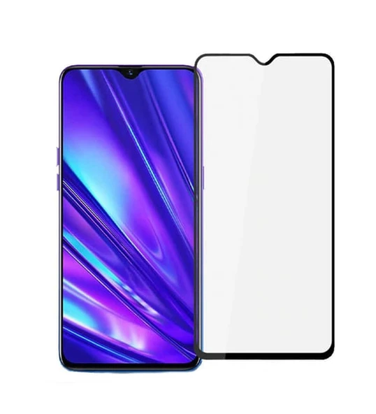 Huawei Y5 2019 5D Tam Kaplayan Cam Siyah ürün görseli 1