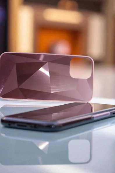 Kılıfx iPhone 12 PRO Max Uyumlu Prizma Kesim Tasarım Kılıf - Resim 2