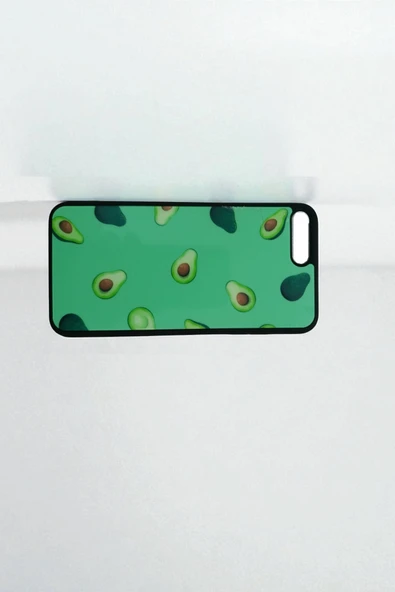 Kılıfx İPhone 8 Plus için Kılıf, iPhone 7 Plus Kılıf, Yumuşak Silikon ,Avakado Tasarımlı - 2