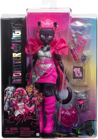 Monster High Acayip Havalı Arkadaşlar Catty Noir HXH76 - 5