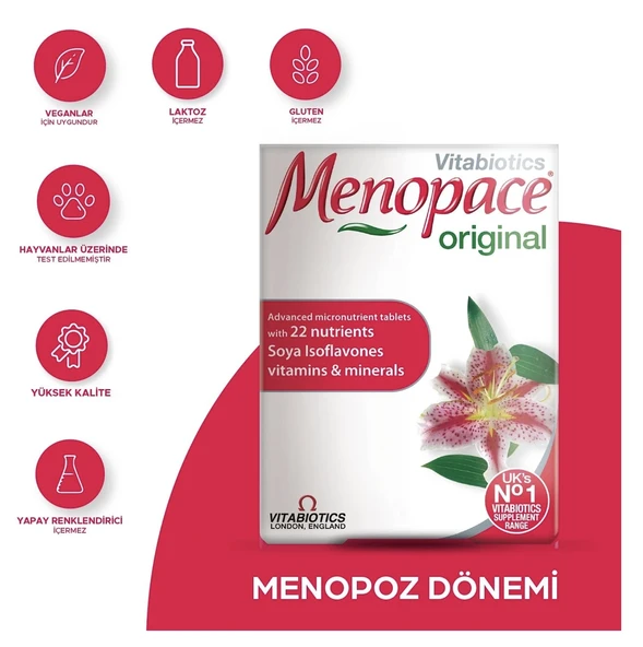Vitabiotics Menopace Original 30 Tablet