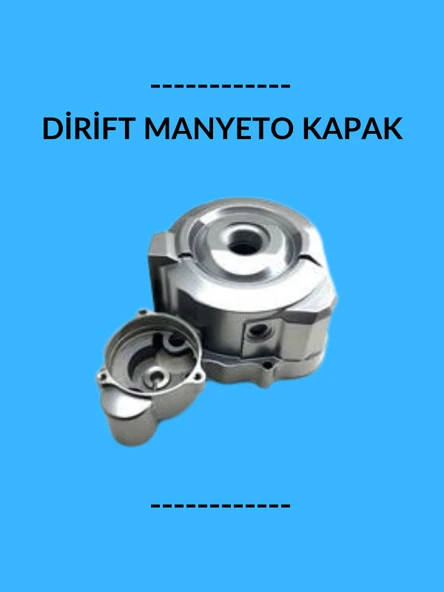 Drift Manyeto Kapağı – Motosiklet Sol Yan Motor Kapağı Alüminyum - 1