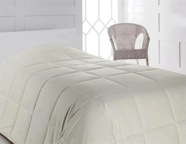 COTTON BOX ÇİFT KİŞİLİK YÜN YORGAN 195X215 CM BEYAZ RENK - 2