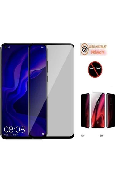 Oppo A96 5D Hayalet Cam Siyah ürün görseli 1