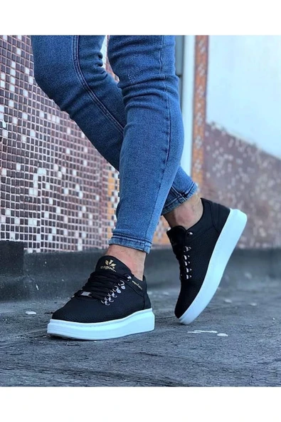 Alaca shoes Wagoon WG047 Siyah Erkek Casual Ayakkabı - Resim 3