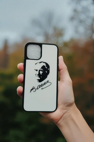 Kılıfx Apple iPhone 11 PRO Uyumlu ATATÜRK Görsel Baskılı Silikon Lansman Kılıf - 3