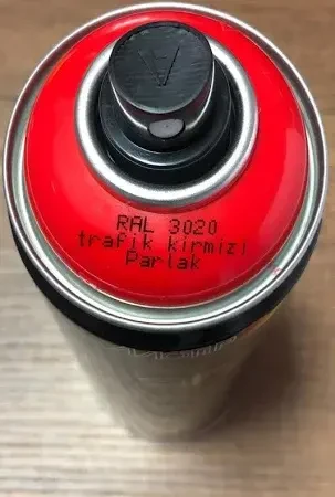 Motip Carat Ral 3020 Trafik Kırmızı Boya 400 ml Germany