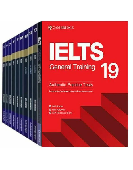 Cambridge English University IELTS 1-19 General Training with Answers with Audio ürün görseli 1