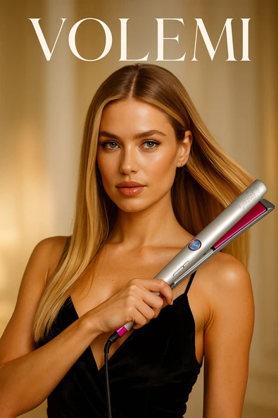 Volemi Vm-004 Profesyonel Seramik Plakalı Saç Düzleştirici Hızlı Isınma Dijital Led Ekran - Resim 4