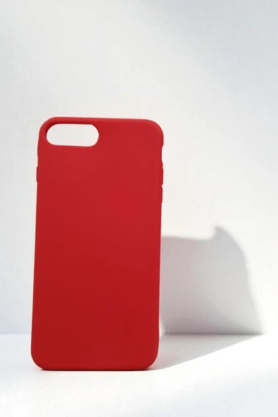 Kılıfx iPhone 7 Plus / 8 Plus Uyumlu Esnek Silikon Telefon Kılıfı Kırmızı ürün görseli