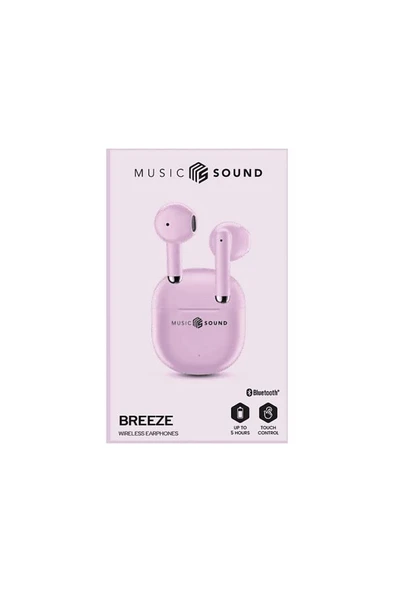 CELLULARLINE Music Sound Breeze TWS Bluetooth Kulak İçi Kulaklık Pembe KUTUSU AÇIK SIFIR ürün görseli
