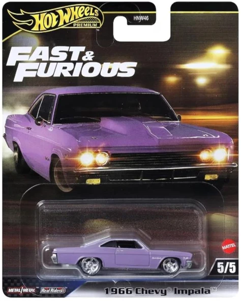 Hot Wheels Premium Fast & Furious 1966 Chevy Impala JBL95 ürün görseli