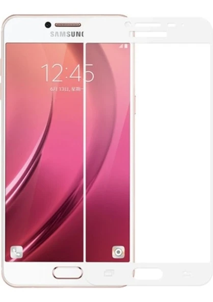 Samsung Galaxy J5 Prime 5D Tam Kaplayan Cam Beyaz ürün görseli 1