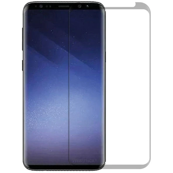 Samsung Galaxy S9 Plus 5D Tam Kaplayan Cam Beyaz ürün görseli 1