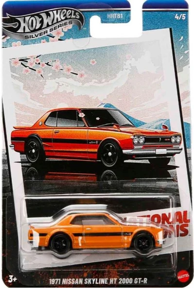 Hot Wheels Silver Series 1971 Nissan Skyline HT 2000 GT-R JBY89 ürün görseli 1