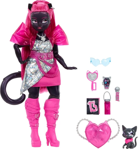 Monster High Acayip Havalı Arkadaşlar Catty Noir HXH76 - 3