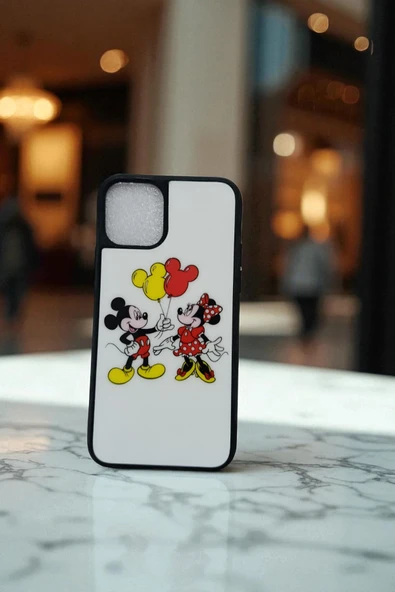 Kılıfx Apple iPhone 11 PRO Uyumlu Mickey Mouse Love Tasarım Baskılı Kılıf ürün görseli
