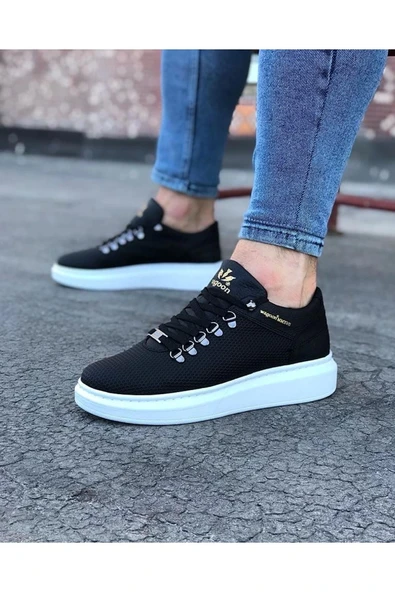 Alaca shoes Wagoon WG047 Siyah Erkek Casual Ayakkabı ürün görseli